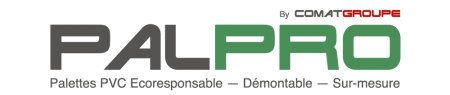 Logo PALPRO, Palettes PVC Ecoresponsable, Démontable, Sur-mesure